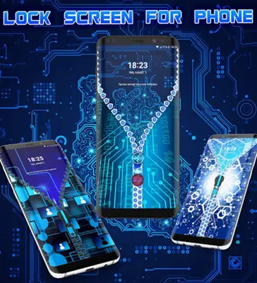 Lock screen for phone android App screenshot 5